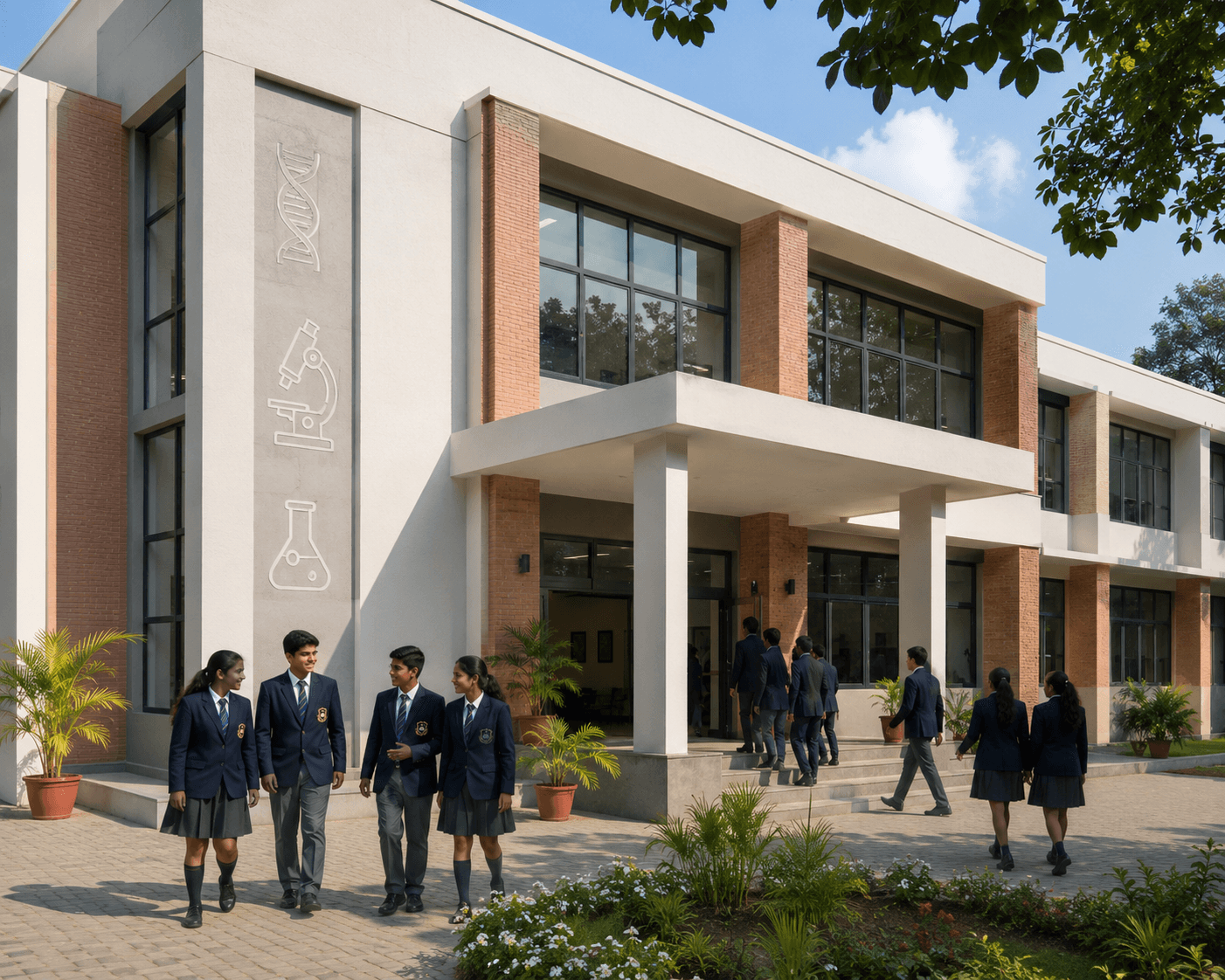 The newly opened senior science block
